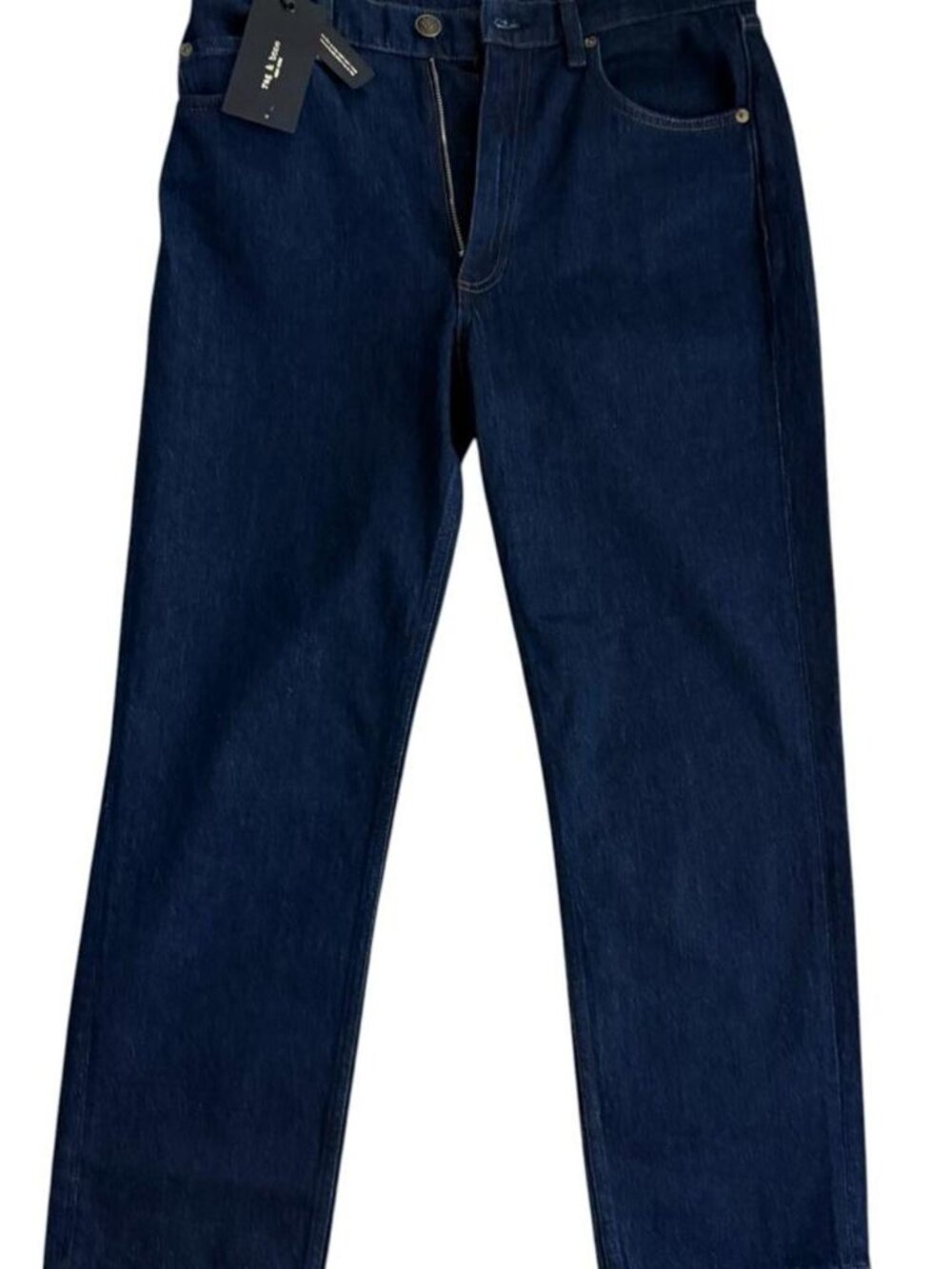 NEW with tags Rag & Bone Harlow Mid-Rise Dark Wash Ankle Straight Jeans, Size 30